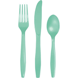 FRESH MINT ASSORTED CUTLERY 24 CT. 