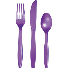 AMETHYST ASSORTED CUTLERY 24 CT. 