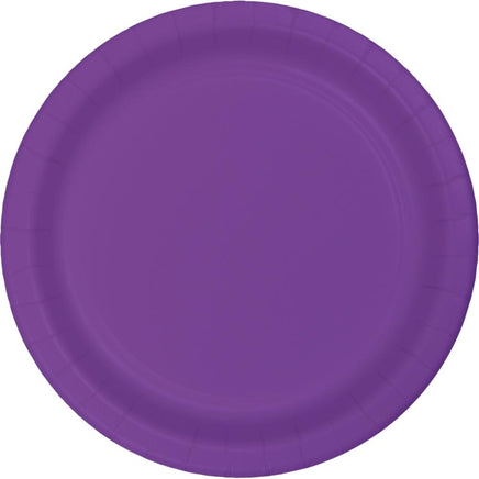 AMETHYST PAPER LUNCH PLATES 24 CT. 