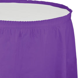 AMETHYST 14'x29" PLASTIC TABLE SKIRT 1 CT. 