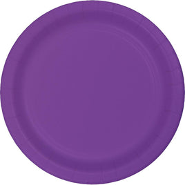 AMETHYST PAPER DESSERT PLATES 24 CT. 