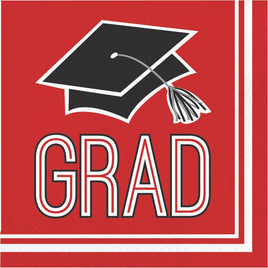 School Spirit Red Lunch Napkins 36 ct.