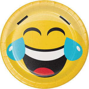 7 in. Show Your Emojions Paper Plates 8 ct