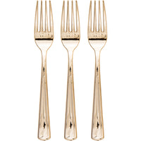 Metallic Gold Forks 24 ct.