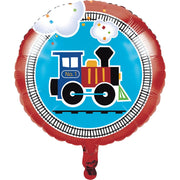 ALL ABOARD 18" METALLIC BALLOON 1 CT. 