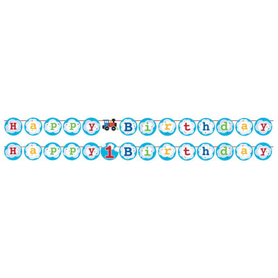 ALL ABOARD BANNER 1 CT. 