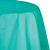 TEAL LAGOON  ROUND PLASTIC TABLECOVER 1 CT. 