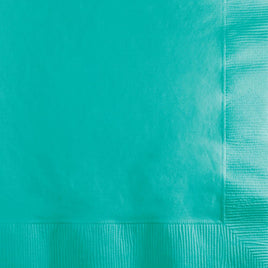 TEAL LAGOON 2 PLY BEVERAGE NAPKINS 50 CT. 