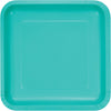 TEAL LAGOON SQUARE PAPER LUNCH PLATES 18 CT. 