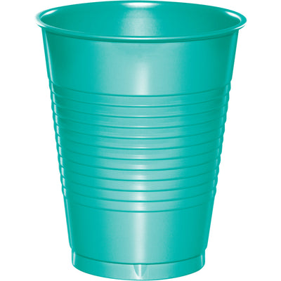 16oz. Teal Lagoon Plastic Cups 20 ct.