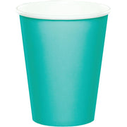 9OZ. TEAL LAGOON PAPER CUPS 24 CT. 