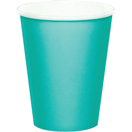 9OZ. TEAL LAGOON PAPER CUPS 24 CT. 