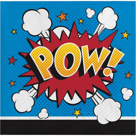 Superhero Slogans Beverage Napkins 16 ct. 