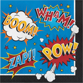 Superhero Slogans Lunch Napkins 16 ct. 