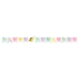 Unicorn Sparkle Happy Birthday Banner 1 ct.