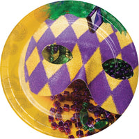 Masks of Mardi Gras Dessert Plates 8 ct.