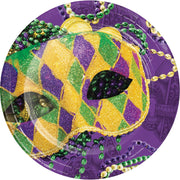 Masks of Mardi Gras Lunch Plates 8 ct.