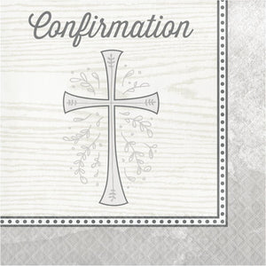 DIVINITY SILVER CONFIRMATION 2 PLY NAPKINS 16 CT