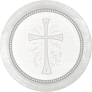 DIVINITY SILVER 9 INCH PLATE 8 CT