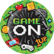 GAMING PARTY  9 INCH PLATE 8 CT