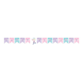 MERMAID SHINE HAPPY BIRTHDAY BANNER 1 CT. 