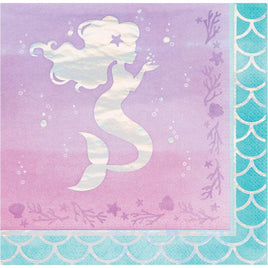 MERMAID SHINE LUNCH NAPKINS 16 CT. 