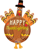 38" Thanksgiving Pilgrim Turkey
