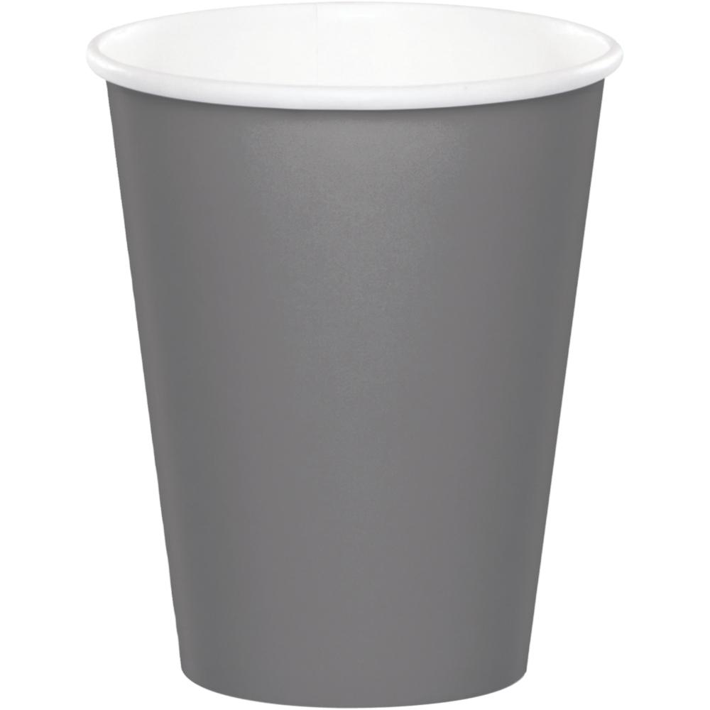 9OZ. GLAMOUR GRAY PAPER CUPS 24 CT. 
