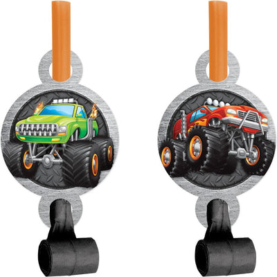 Monster Truck Rally Blowouts with Medallion 8 ct. 