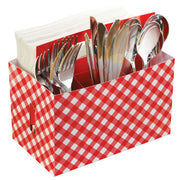 Picnic Party Cardboard Utensil Caddy