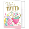 Floral Tea Party Invitations 8 ct.