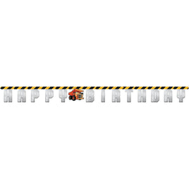 Big Dig Construction Large Jointed Banner 1 ct. 