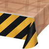 Big Dig Construction Plastic Tablecover 1 ct. 54 in. X 102 in. 