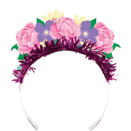 FLORAL TEA PARTY TIARA 4 CT