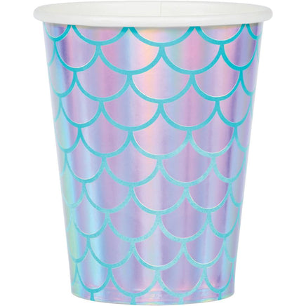 9OZ. MERMAID SHINE CUPS 8 CT. 