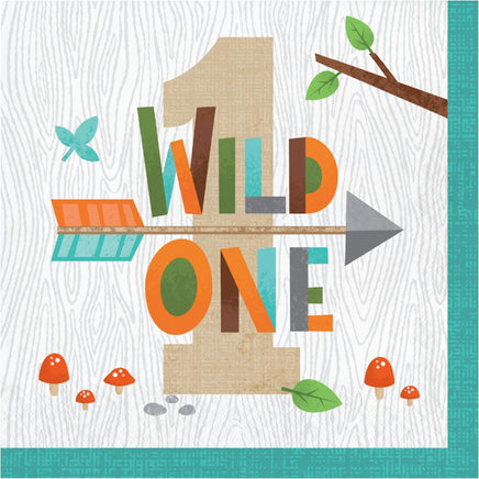 WILD ONE "1ST" LUNCH NAPKINS 16 CT. 