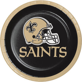 New Orleans 7in. Saints Dessert Plates 8 ct.