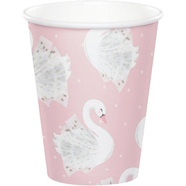 STYLISH SWAN 9 OZ CUP 8 CT