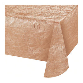 METALLIC ROSEGOLD TABLECOVER 54" X 108"