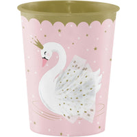 STYLISH SWAN 16 OZ TUMBLER 1 CT