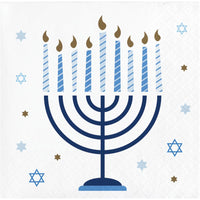 Hanukkah Celebration Beverage Napkins 16 ct.