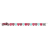 VINTAGE RACE CAR  BANNER 1 CT. 