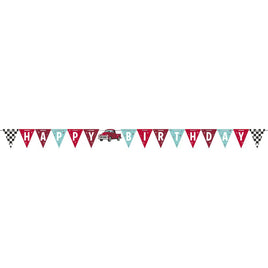 VINTAGE RED TRUCK BANNER 1 CT. 
