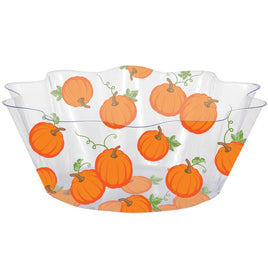 8" Pumpkins and Leaves Bowl 1 ct.