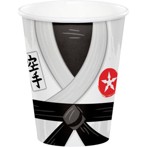 9 oz. Karate Party Paper Cups  8 ct. 