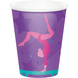 9 oz. Gymnastics Party Paper Cups 8 ct.