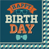 HAPPY BIRTHDAY HIPSTER 2 PLY LUNCH NAPKINS 16 CT