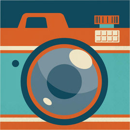 HIPSTER BIRTHDAY 2 PLY BEVERAGE NAPKINS 16 CT