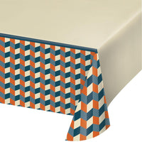 HIPSTER BIRTHDAY TABLECLOTH 54X102
