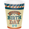HIPSTER BIRTHDAY 12 OZ CUP 8 CT